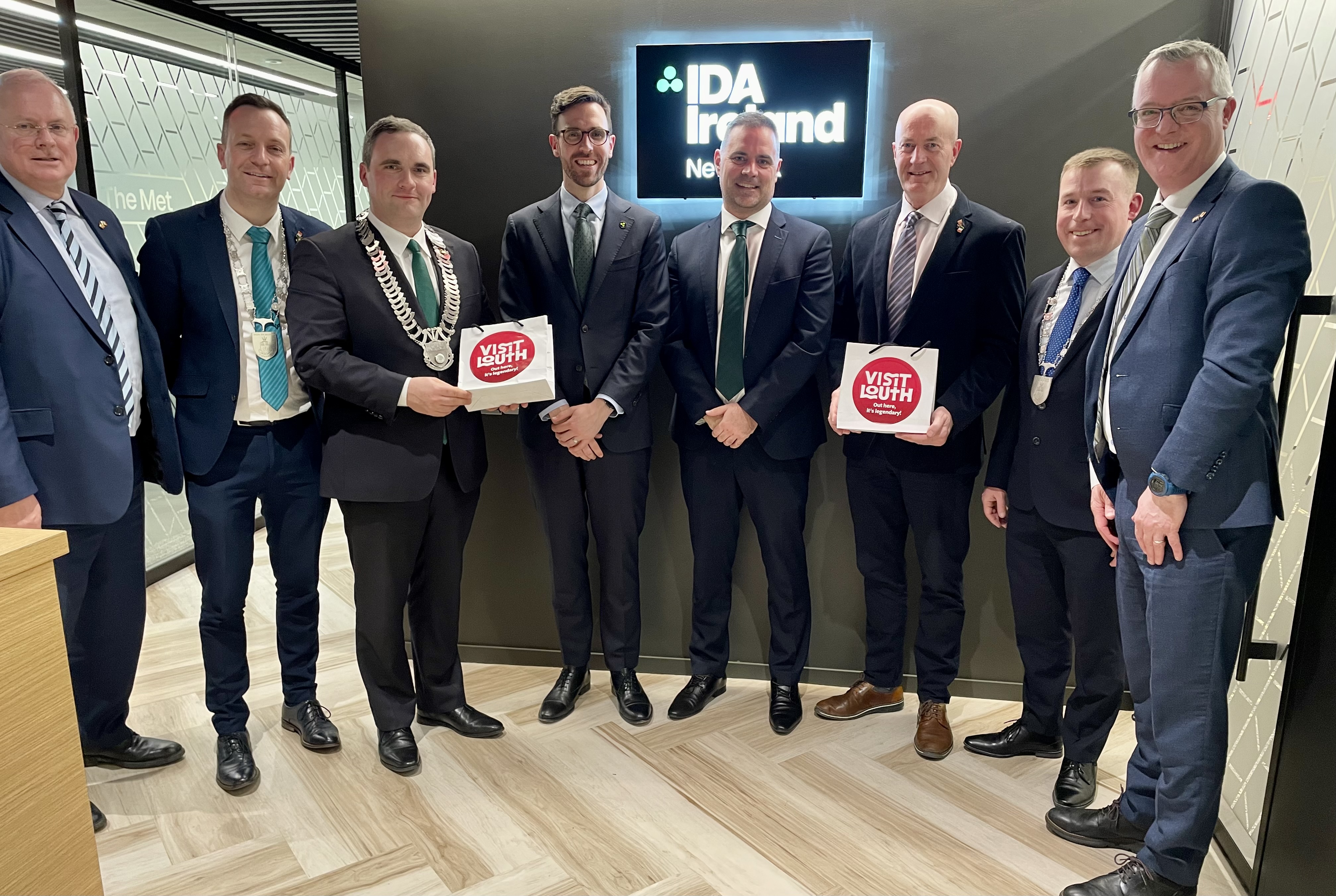 Louth County Council delegation in New York