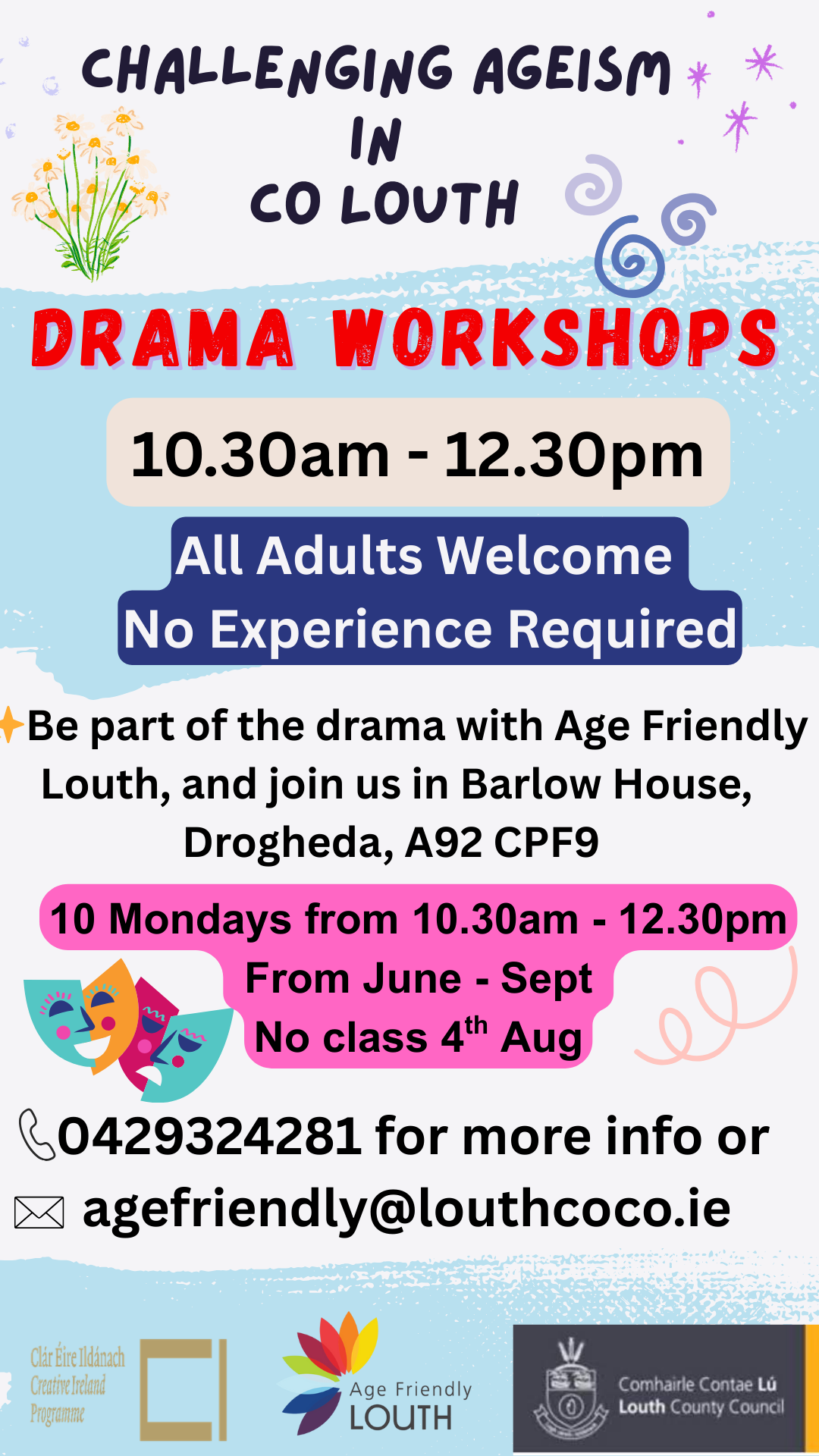 Challenging Ageism Drama Workshop Poster