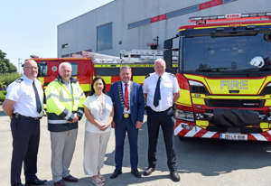 New Fire Appliances DLK DRG Louth FRS 2 thumbnail